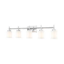 Load image into Gallery viewer, Cadoc Bath Vanity Light in Chrome (5-Light).
