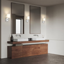 Load image into Gallery viewer, Cadoc Bath Wall Light in bathroom.
