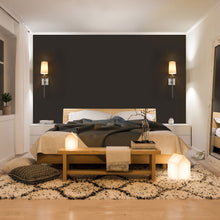 Load image into Gallery viewer, Camila Wall Light in bedroom.
