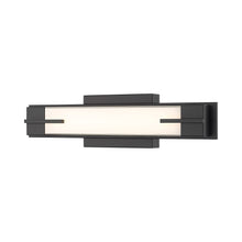 Load image into Gallery viewer, Chase LED Bath Vanity Light in Matte Black (18-Inch).
