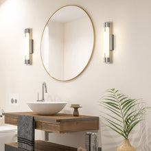 Load image into Gallery viewer, Chase LED Bath Vanity Light in bathroom.
