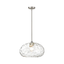 Load image into Gallery viewer, Chloe Pendant Light in Brushed Nickel (Oval).
