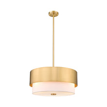 Load image into Gallery viewer, Counterpoint Pendant Light in Modern Gold (18-Inch).
