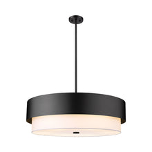 Load image into Gallery viewer, Counterpoint Pendant Light in Matte Black (31.5-Inch).
