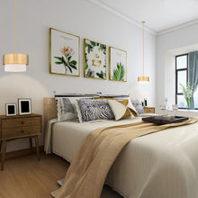 Load image into Gallery viewer, Counterpoint Pendant Light in bedroom.
