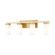 Load image into Gallery viewer, Danica Bath Vanity Light in Modern Gold (4-Light).
