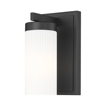 Load image into Gallery viewer, Danica Bath Wall Light in Matte Black.
