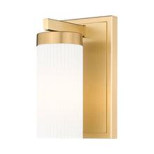 Load image into Gallery viewer, Danica Bath Wall Light in Modern Gold.
