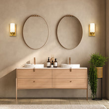 Load image into Gallery viewer, Danica Bath Wall Light in bathroom.
