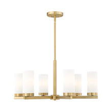 Load image into Gallery viewer, Danica Chandelier in Modern Gold (6-Light).
