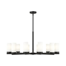 Load image into Gallery viewer, Danica Chandelier in Matte Black (12-Light).
