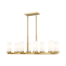 Load image into Gallery viewer, Danica Linear Chandelier in Modern Gold.
