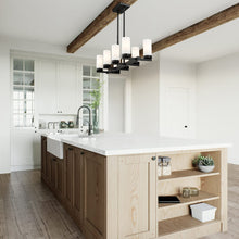 Load image into Gallery viewer, Danica Linear Chandelier in kitchen.
