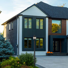 Load image into Gallery viewer, Davina Outdoor Lean Post Light in Outside Area.

