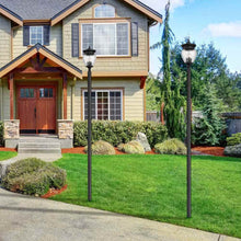 Load image into Gallery viewer, Davina Outdoor Sleek Post Light in Outside Area.
