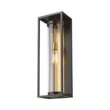Load image into Gallery viewer, Dunbroch Outdoor Wall Light in Deep Bronze/Outdoor Brass (Large).
