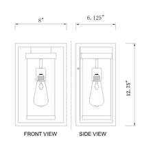 Load image into Gallery viewer, Dunbroch Outdoor Wall Light - line drawing.
