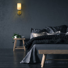 Load image into Gallery viewer, Ella Wall Light in bedroom.
