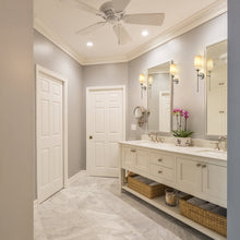 Load image into Gallery viewer, Emily Single Wall Light in bathroom.
