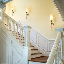 Load image into Gallery viewer, Emily Single Wall Light in staircase.
