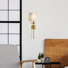 Load image into Gallery viewer, Emily Single Wall Light in living room.
