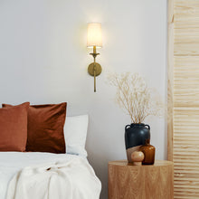 Load image into Gallery viewer, Emily Wall Light in bedroom.
