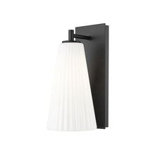 Load image into Gallery viewer, Farrell Bath Vanity Light in Matte Black (12.63-Inch).
