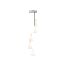 Load image into Gallery viewer, Farrell Chandelier in Brushed Nickel (5-Light/11-Inch).
