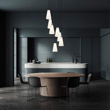 Load image into Gallery viewer, Farrell Chandelier in dining room.
