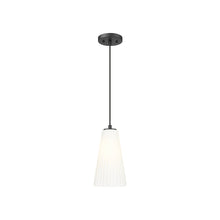 Load image into Gallery viewer, Farrell Pendant Light in Matte Black (Rod Not Included/11-Inch).
