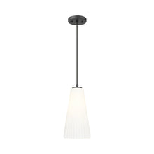 Load image into Gallery viewer, Farrell Pendant Light in Matte Black (Rod Not Included/13.63-Inch).
