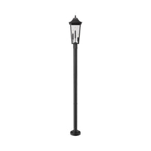 Load image into Gallery viewer, Gannon Outdoor Lean Post Light in Detail.
