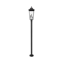 Load image into Gallery viewer, Gannon Outdoor Lean Post Light in Detail.
