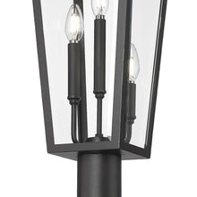 Load image into Gallery viewer, Gannon Outdoor Lean Post Light in Detail.
