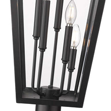 Load image into Gallery viewer, Gannon Outdoor Ornate Post Light in Detail.
