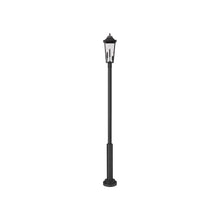 Load image into Gallery viewer, Gannon Outdoor Round Post Light in Detail.
