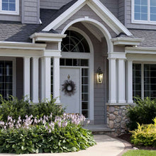 Load image into Gallery viewer, Gannon Outdoor Wall Light in Outside Area.
