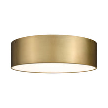 Load image into Gallery viewer, Harley Flush Mount Ceiling Light in Rubbed Brass (20-Inch).
