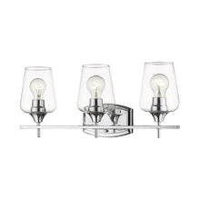 Load image into Gallery viewer, Joliet Bath Vanity Light in Chrome(3-Light).
