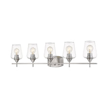Load image into Gallery viewer, Joliet Bath Vanity Light in Brushed Nickel (5-Light).
