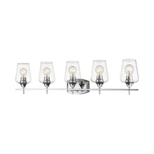 Load image into Gallery viewer, Joliet Bath Vanity Light in Chrome(5-Light).
