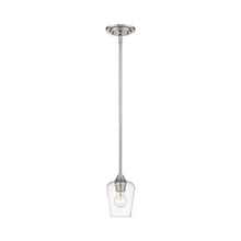 Load image into Gallery viewer, Joliet Mini Pendant Light in Brushed Nickel.
