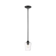 Load image into Gallery viewer, Joliet Mini Pendant Light in Matte Black.
