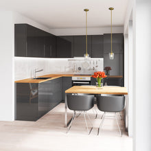Load image into Gallery viewer, Joliet Mini Pendant Light in kitchen.
