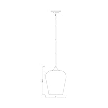 Load image into Gallery viewer, Joliet Pendant Light - line drawing.
