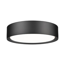 Load image into Gallery viewer, Kawan LED Flush Mount Ceiling Light in Matte Black (12-Inch).
