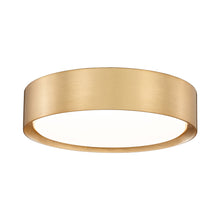 Load image into Gallery viewer, Kawan LED Flush Mount Ceiling Light in Modern Gold (12-Inch).
