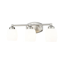 Load image into Gallery viewer, Kendrick Bath Vanity Light in Brushed Nickel (3-Light).
