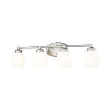 Load image into Gallery viewer, Kendrick Bath Vanity Light in Brushed Nickel (4-Light).
