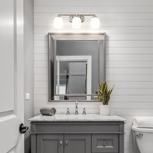 Load image into Gallery viewer, Kendrick Bath Vanity Light in bathroom.
